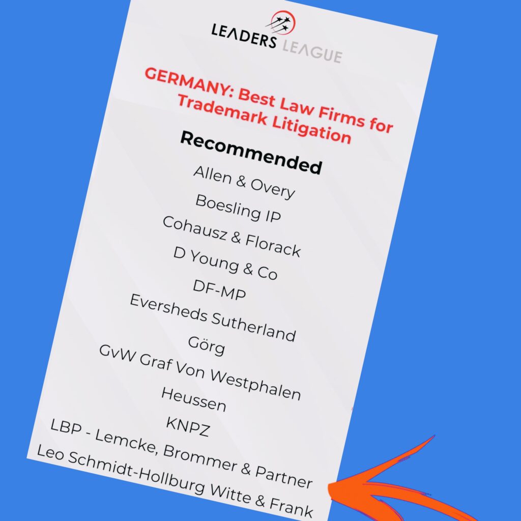 LBP Lemcke, Brommer & Partner is listet and recommended at Leaders League
